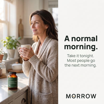 A normal morning. Take it tonight. Most people go the next morning.